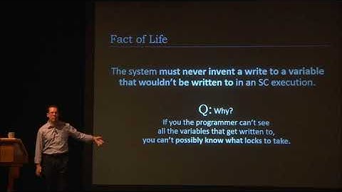 C++ and Beyond 2012: Herb Sutter - atomic Weapons 2 of 2