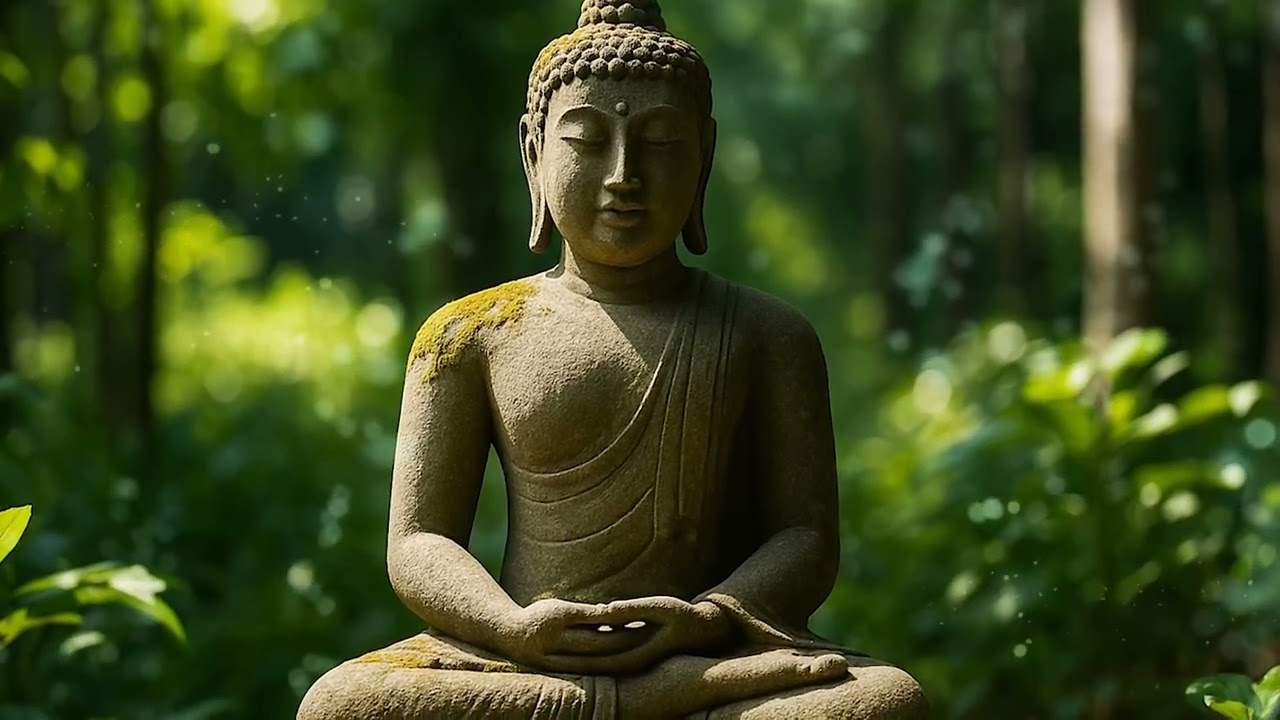 Find Inner Peace | Tranquil Forest Meditation with Ancient Buddha Statue