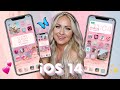 AESTHETIC iOS 14 HOME SCREEN TUTORIAL | Tips &amp; Organization