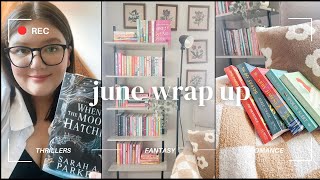 🐝 ☀️ JUNE WRAP UP | 26 books! Great books & a few disappointments 🫠