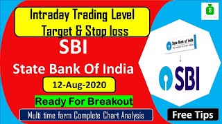 SBI Share Price Target 12th Aug | State Bank share news||SBIN stock today| SBI  Quarterly Result