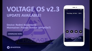 VoltageOS 2.3 OFFICIAL | ANDROID 13 | Redmi 4X Santoni Rom | Custom A13 Rom | HINDI