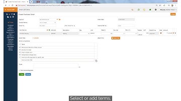 Creating a Purchase Order for a Sale Order in Genie ERP