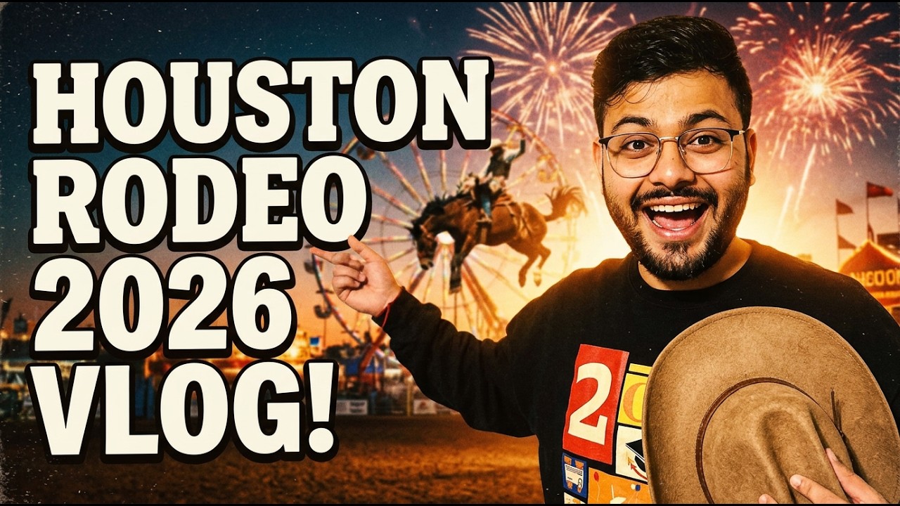 Houston Livestock Show and Rodeo 2026 Full Experience Vlog #vlog # ...
