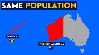 Regions of the world with similar populations