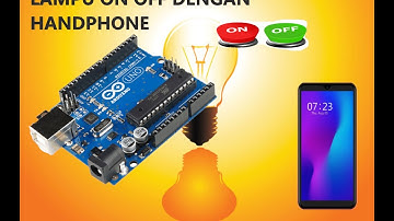 APLIKASI ON OFF DENGAN MENGGUNAKAN HP DAN ARDUINO UNO
