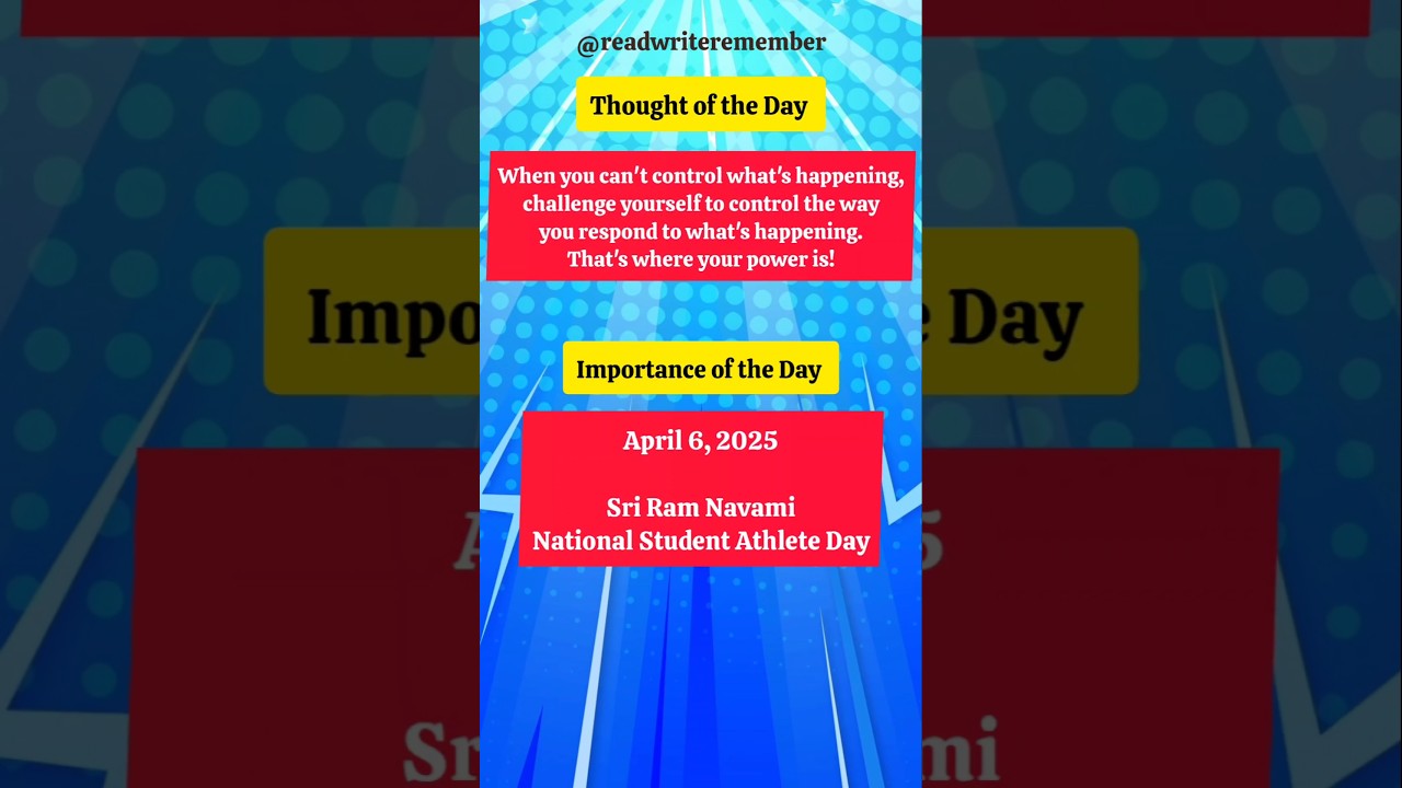 Challenge yourself 🔥 Read, Write, Remember 