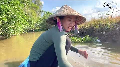 Giăng Dính Mẻ Lưới Cá Lòng Tong Về Chiên Bột | Cẩm Vân CGMT #151