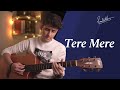 Tere mere acoustic guitar instrumental cover  chef  armaan malik  midnight strums