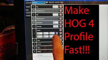 How to make a Light profile for HOG 4 PC and console