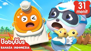 Tuan Dao Menyelamatkan Ayam Kecil Di Rel Kereta Api | Kartun Anak | BabyBus Bahasa Indonesia