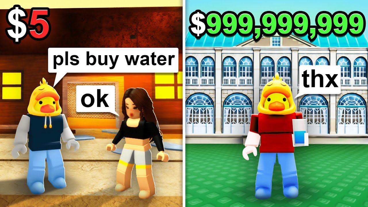 I Sold Water to Strangers and Made $1,058,279,092 in Roblox