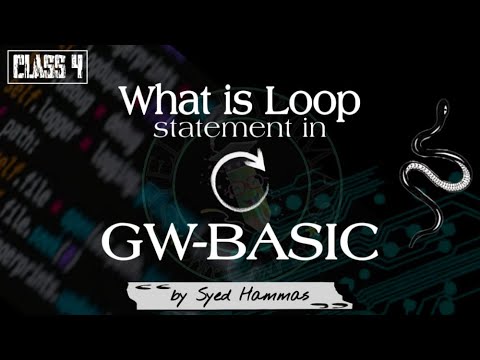 What is Loop statement in GW-BASIC || Practical no 1a explained || matric part 1 and 2 || Urdu/Hindi