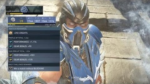 First Flawless no blocking with Sub-ZERO  Injustice 2