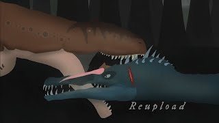 Spinosaurus VS Giganotosaurus - Reupload