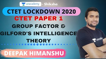 CTET(Paper 1) Lockdown 2020 | CDP | Group Factor & Gilford