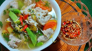 CANH CHUA CÁ THÁC LÁC | Lê Diễm nấu ăn ngon mỗi ngày