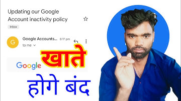 Update your google account inactivity policy | google inactive account manager