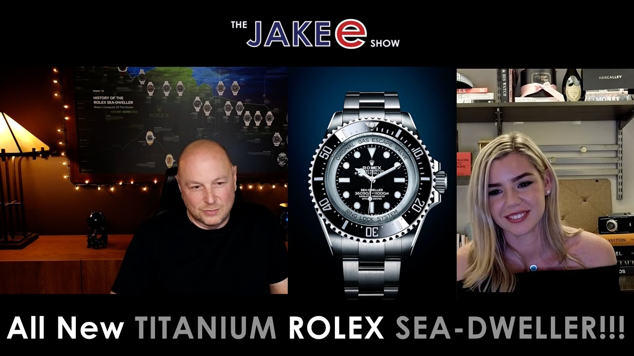 New All-TITANIUM 50MM Rolex DEEPSEA Challenge Debut with Karissa and Jake Ehrlich