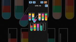 Water Color Sort Level 106 Walkthrough Solution iOS/Android