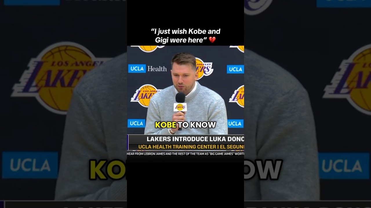 Luka Doncic misses Kobe and Gigi #lukadoncic #kobebryant #nba
