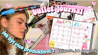 Jak Být Více Produktivní, Bullet Journal, Co Používám? Kaligrafie, Tipy, Jak Na Psaní