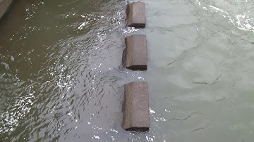Tainter Gate Perspective Five - Close Up View of Flow Discharge 9 Thousand Gallons Per Second