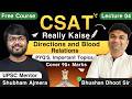CSAT really Kaise- 4: Reasoning - Direction , Distance and Blood Relationship #upsc #upscexam #ias