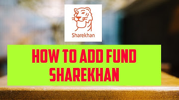 How to add fund in sharekhan account 2020