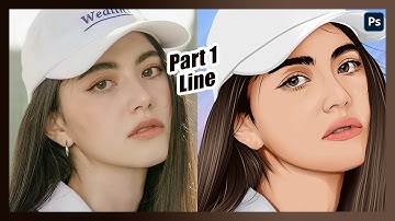 [ Photoshop Tutorial ]  Vexel art - PART 1 LINEART