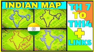 COC| INDIA MAP BASE|TH 7 TO TH 14 INDIAN MAP BASE LINKS|🇮🇳CLASH OF CLANS INDIA MAP BASE|2021 screenshot 5