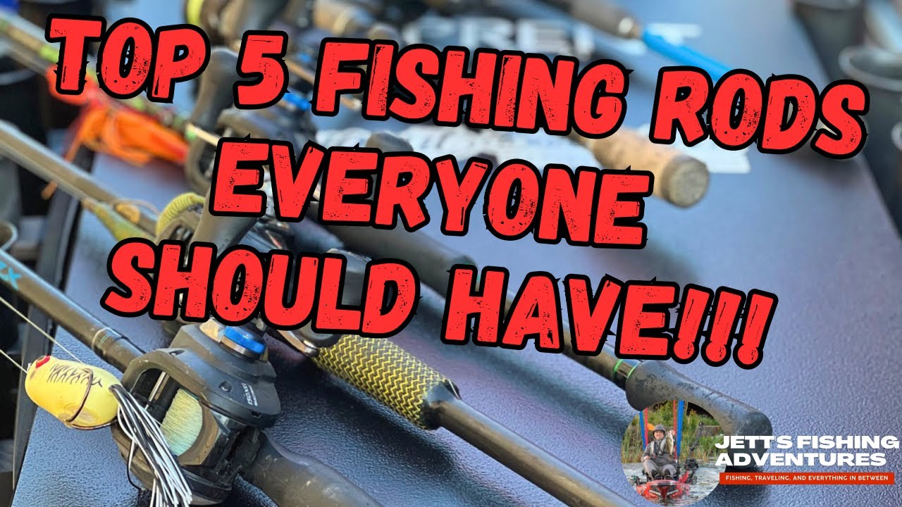 Top 5 Fishing Rods Everyone Should Have!! | Beginners guide to Bass Fishing