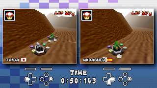 N64 Choco Mountain World Record Comparison - Mkdasher Vs. Taiga