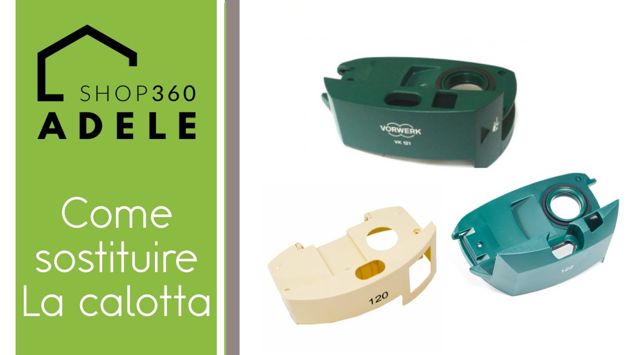 EVendix Tappo Per Cartuccia Filtrante Vorwerk Kobold 122 – Ricambio Compatibile - 4