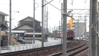 名鉄瀬戸線6751F(A1)さよなら運転午後の部の爆走通過シーン
