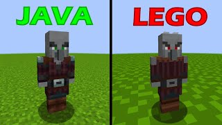 minecraft java vs lego