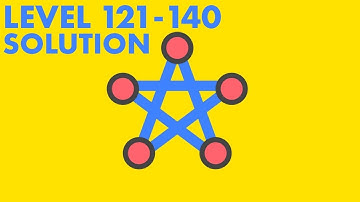 One Line - One Touch Drawing: Level 121 to 140 Solution and Walkthrough