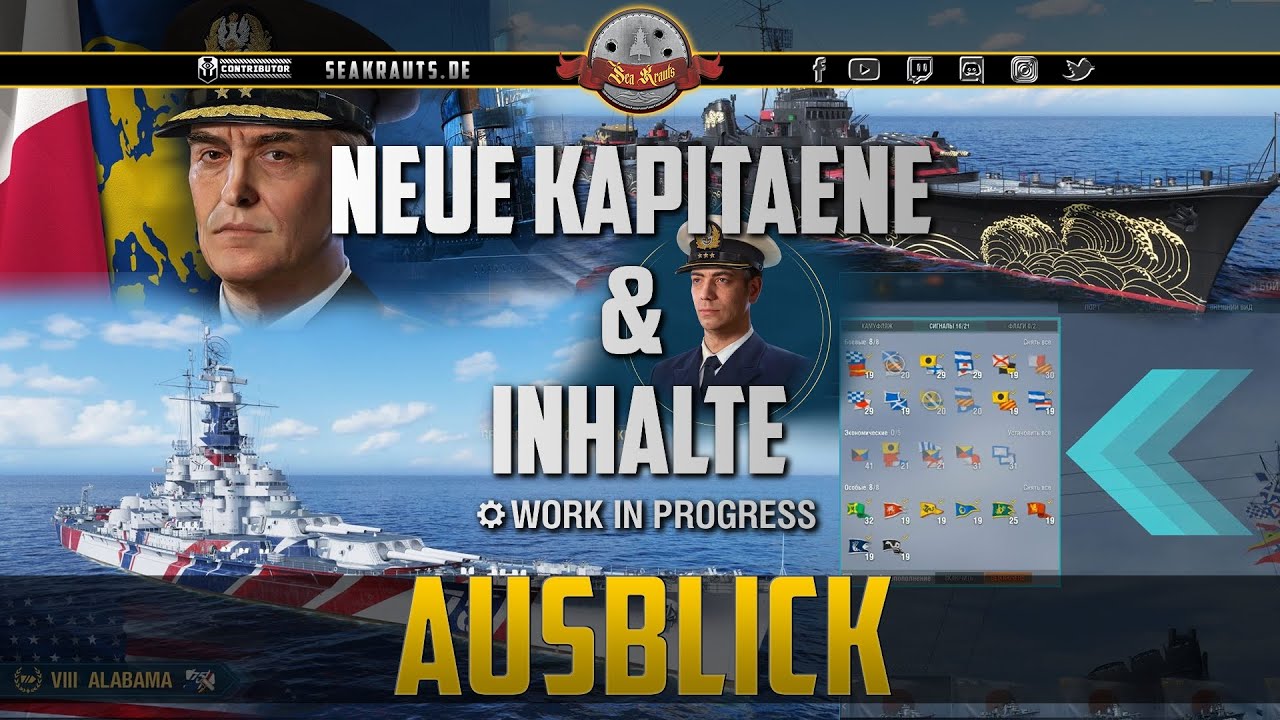Neue Kapitäne & - deutsch - World Warships - YouTube