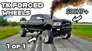 4th Gen Cummins Hood stack and New Forged Wheels ! TK FORGED Details
