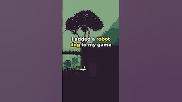 I Added A Robot Dog To My Indie Game #shorts