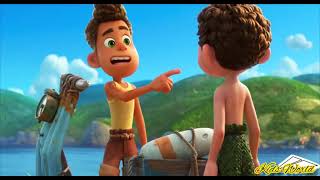 Luca and Alberto Vespa fail scene || Luca Movie||