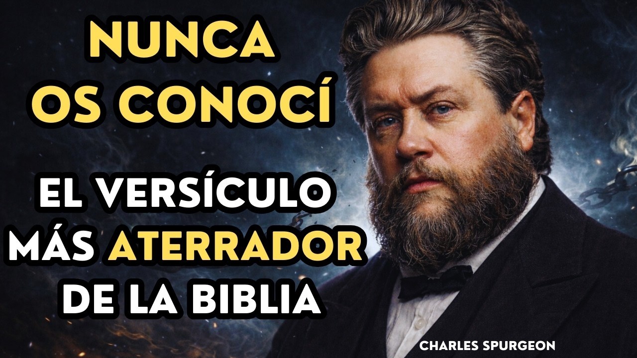 Charles Spurgeon Advirtió: puedes hacer MILAGROS en el NOMBRE de Jesús y aun así estar PERDIDO