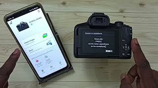 How to Connect WiFi Camera to Mobile | Transfer Images and Videos to Smartphone | Canon EOS R50 screenshot 4