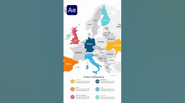 Create Map Infographic Animations in After Effects #tutorial