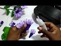 HOW TO MAKE THE FLOWER PETUNIA/Como fazer a flor petúnia