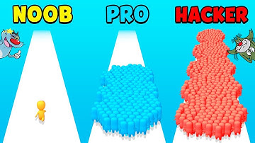 NOOB vs PRO vs HACKER - Count Masters | 4Fun