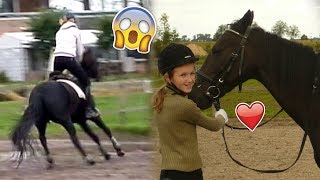 GEVALLEN VAN URIA & Mijn EERSTE PAARDRIJLES!! - Oude paardenvideo's terug kijken | Daphneee