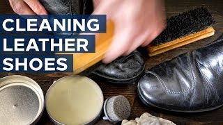 Learn how to clean leather shoes in this sears knowledge center
tutorial. whether it's dress or work boots, cleaning your footw...