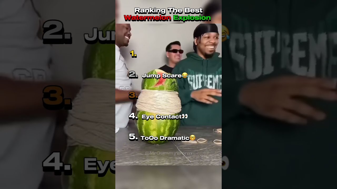Ranking The Best Watermelon Explosion Fyp Viral Views Funny