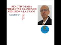 RAÍCES. RADICALES. SIMPLIFICACIÓN. RACIONALIZACiÓN. ÁLGEBRA. UNAM. REACTIVOS PARA EXAMEN DE ADMISIÓN